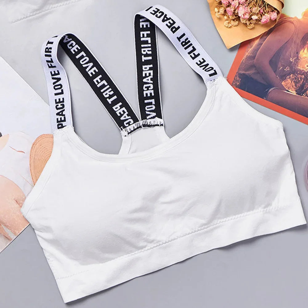 Top sportivo Peace & Love da donna