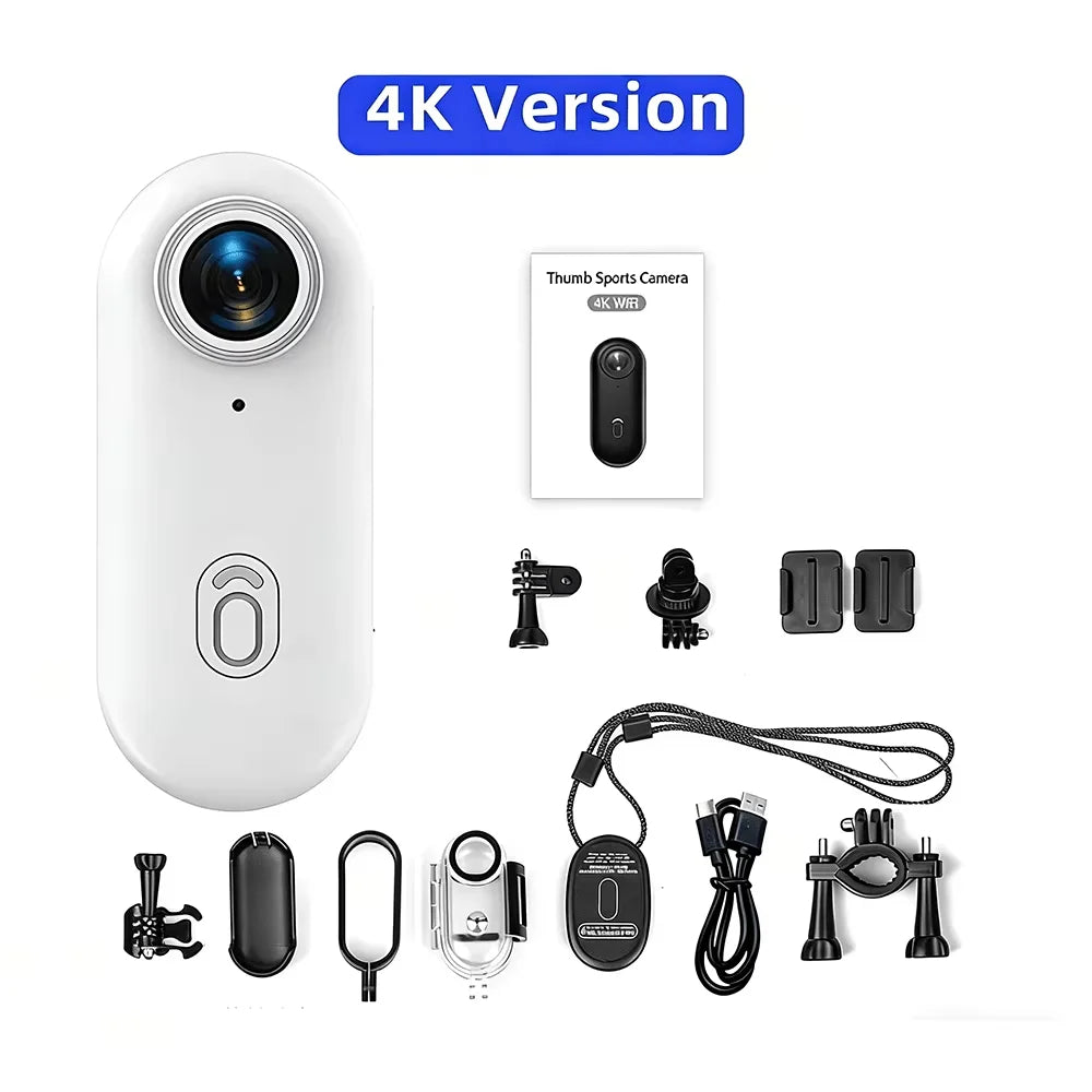 Mini Videocamera Sportiva 4K Magnetica e Impermeabile
