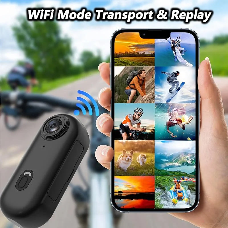 Mini Videocamera Sportiva 4K Magnetica e Impermeabile