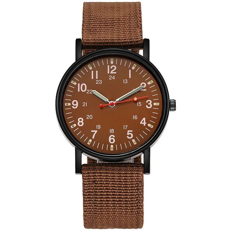 Orologio Uomo Casual Cinturino in Nylon – Resistente agli Spruzzi