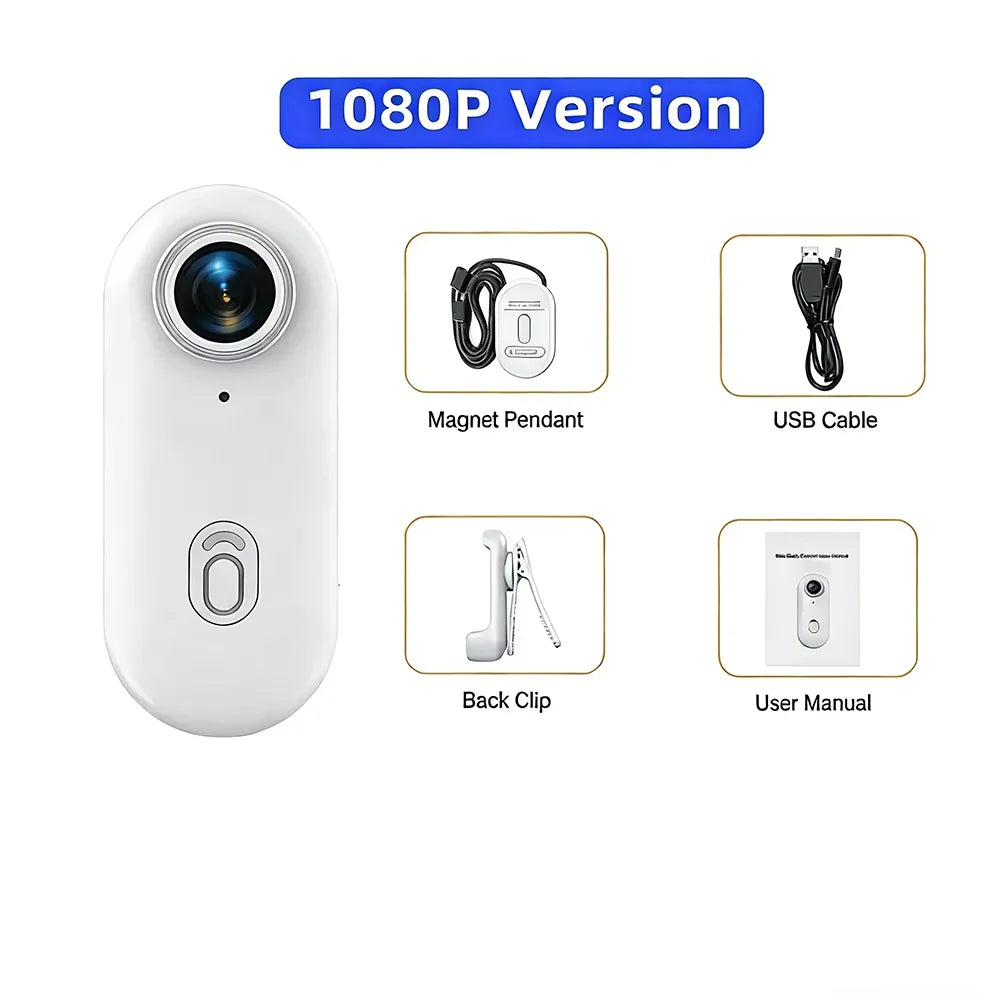 Mini Videocamera Sportiva 4K Magnetica e Impermeabile