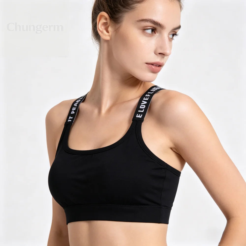 Top sportivo Peace & Love da donna