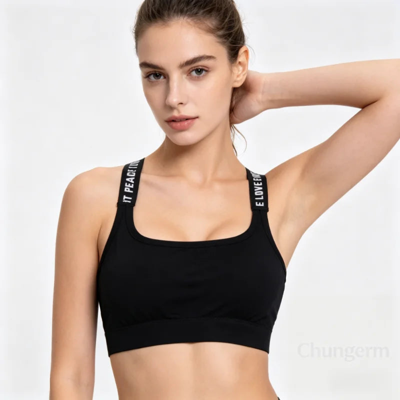 Top sportivo Peace & Love da donna