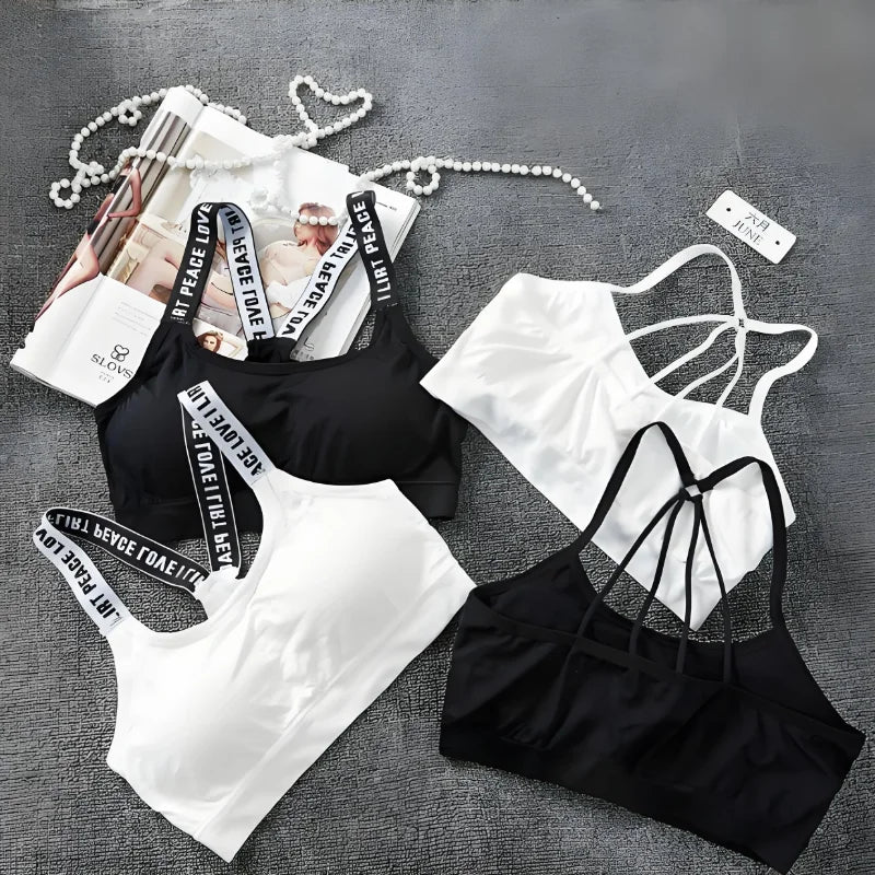 Top sportivo Peace & Love da donna