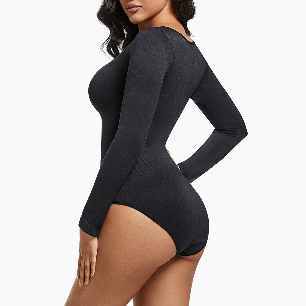 Body Contenitivo Modellante Donna - Controllo Pancia con Ganci