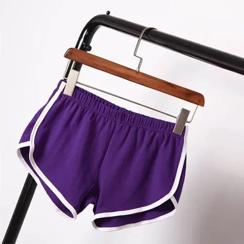 Pantaloncini Sportivi Donna Vita Alta - Stile Retrò Anni '70/'80