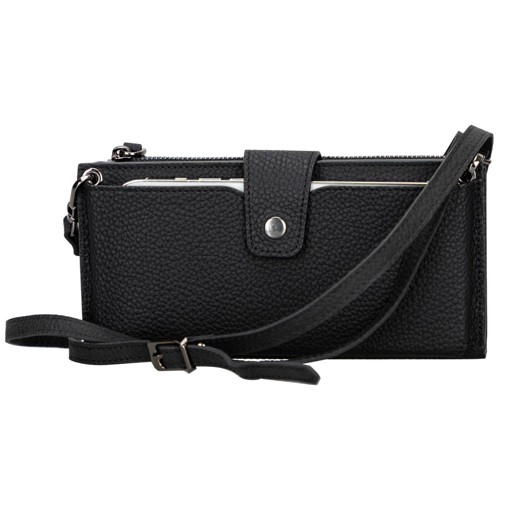 Portafoglio in Pelle Kaycee da Donna con Tracolla