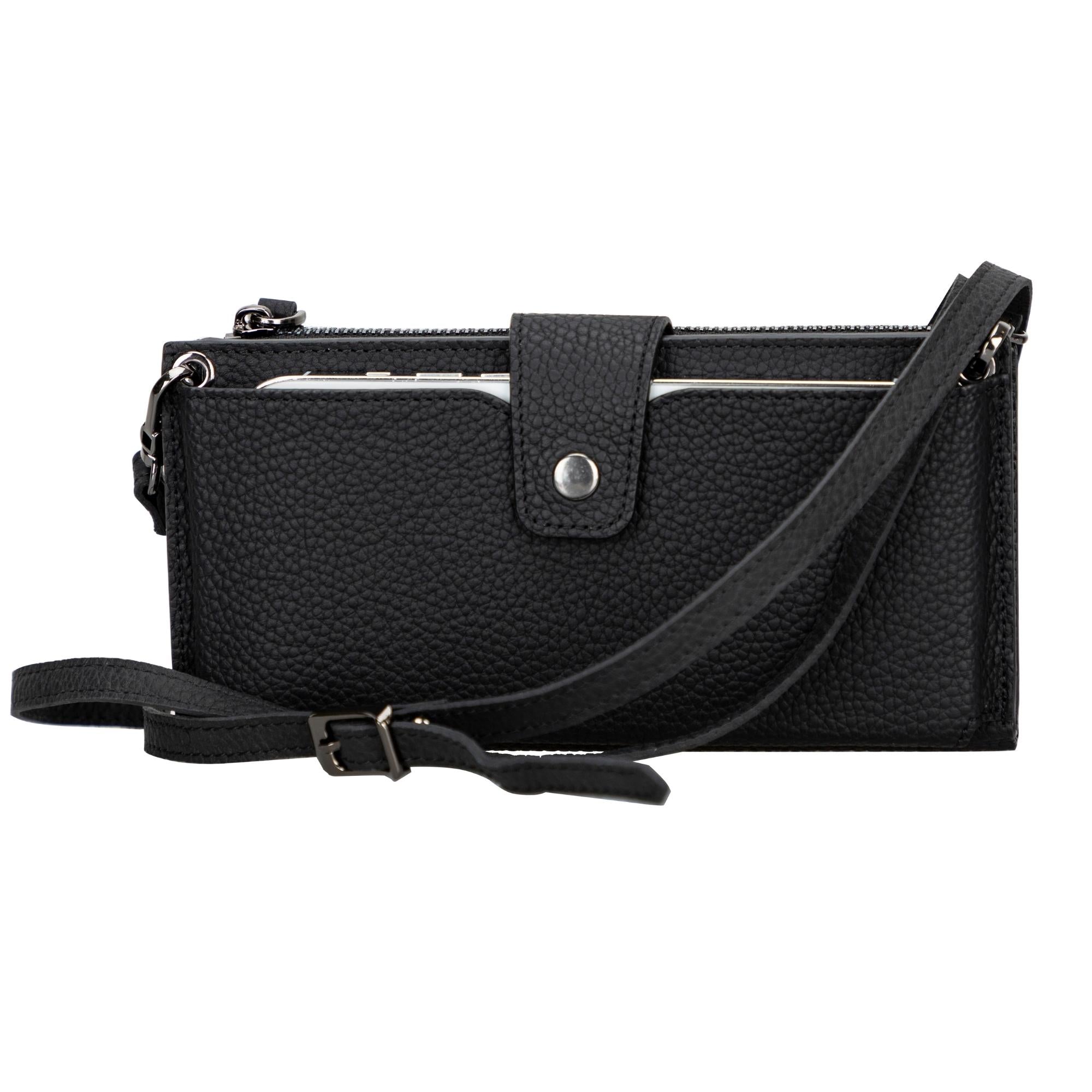 Portafoglio in Pelle Kaycee da Donna con Tracolla