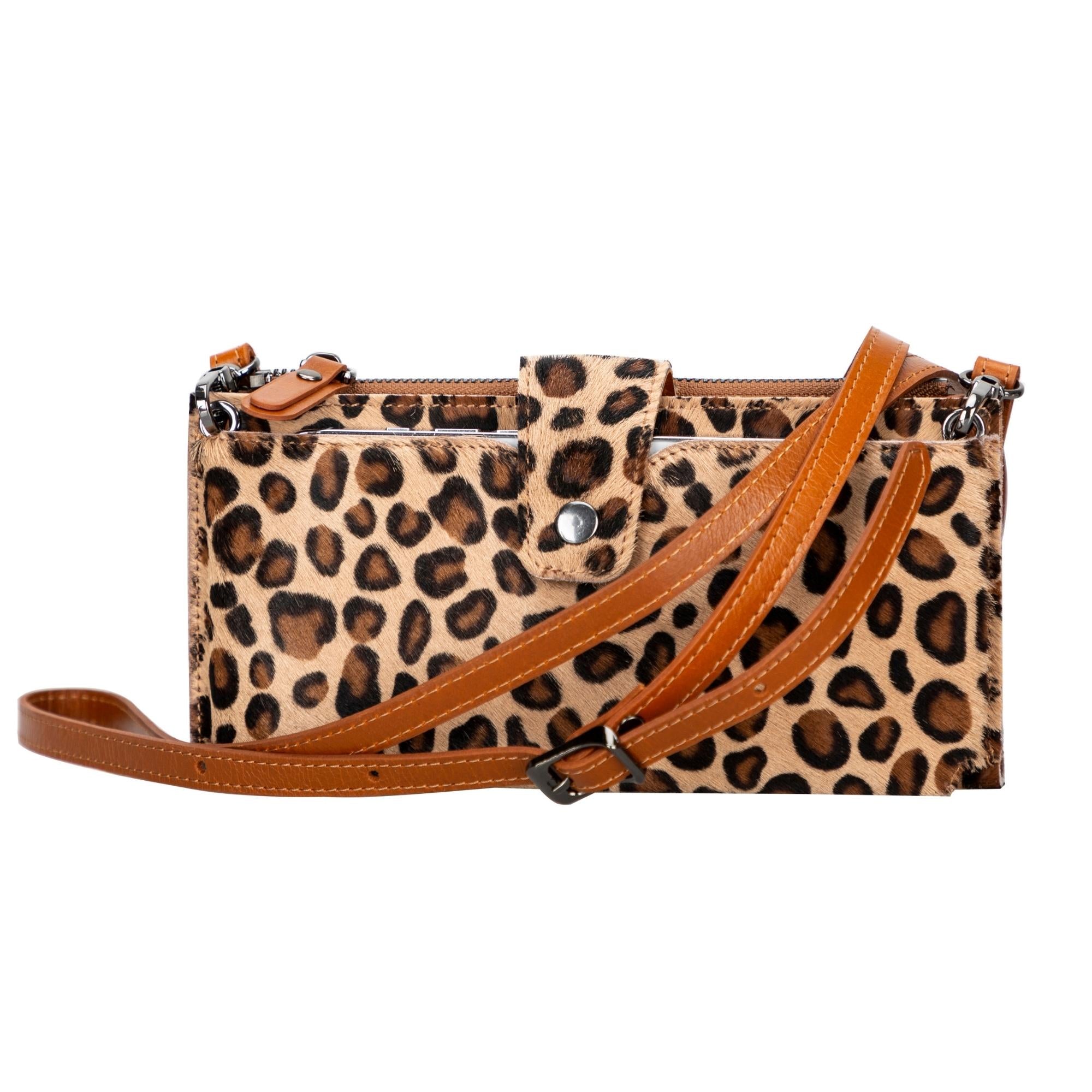 Portafoglio in Pelle Kaycee da Donna con Tracolla